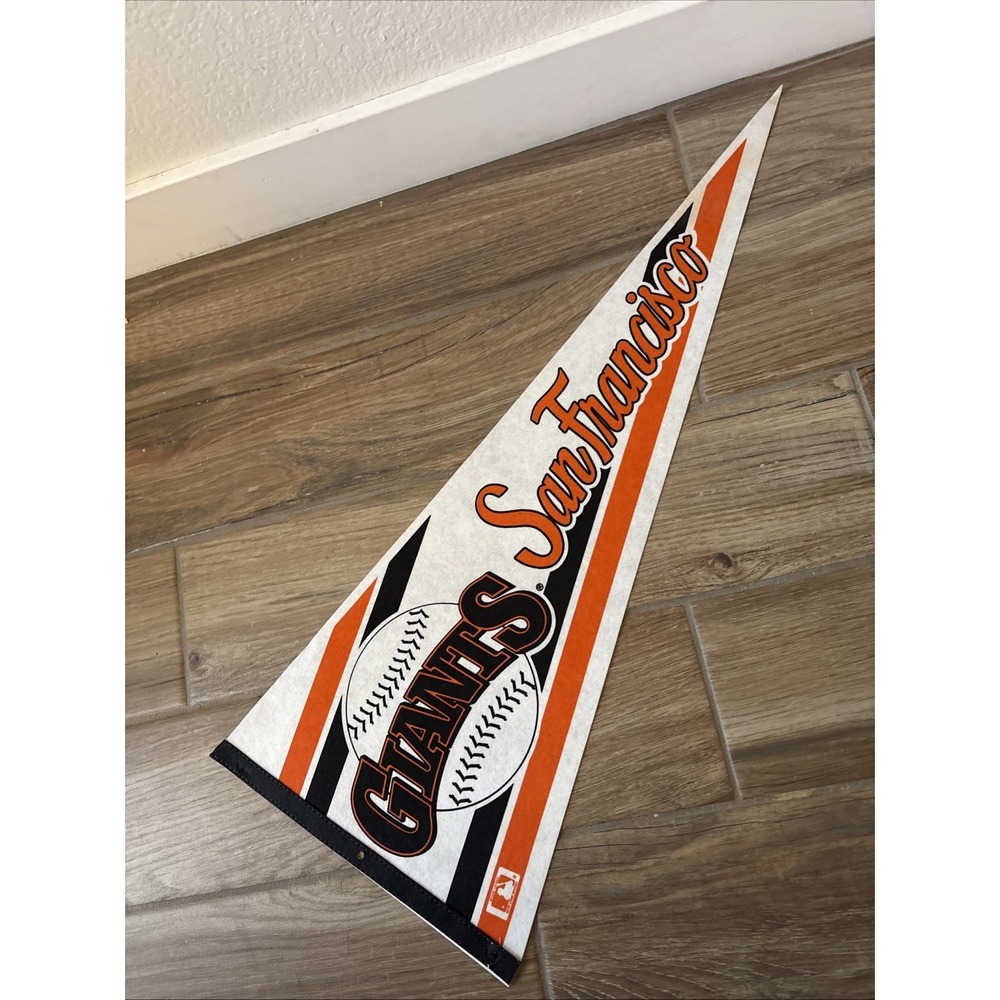 Vintage 80's 90's MLB San Francisco Giants Baseball Full Size Felt Pennant